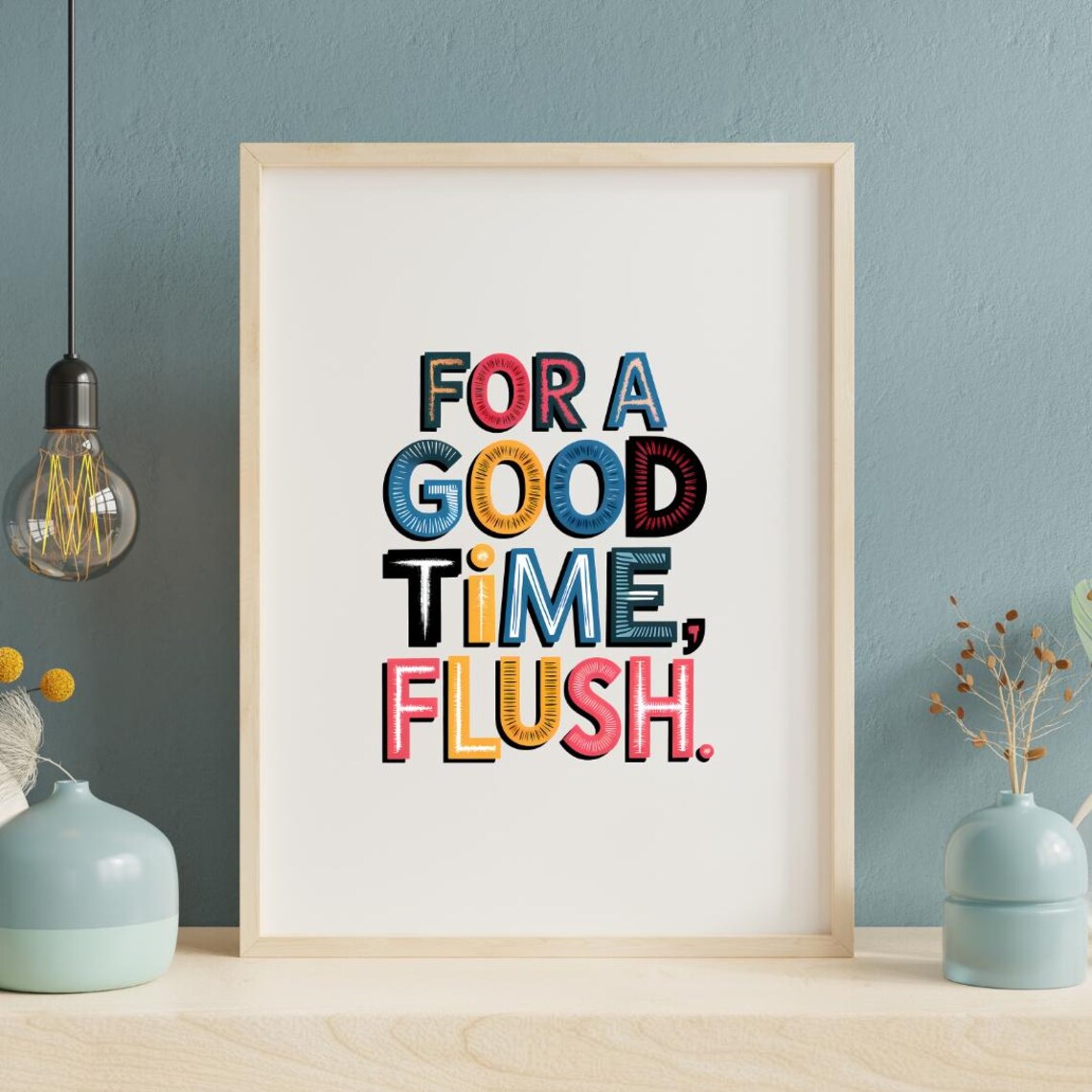 Funny Toilet Print, Bathroom Decor Wall Art - Image 3