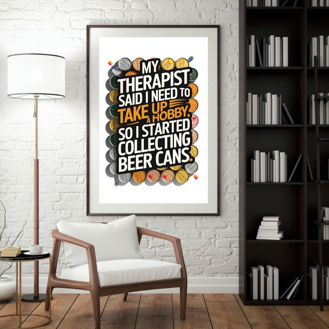 Beer Wall Art, Funny Beer Humor Poster Print - Image 4