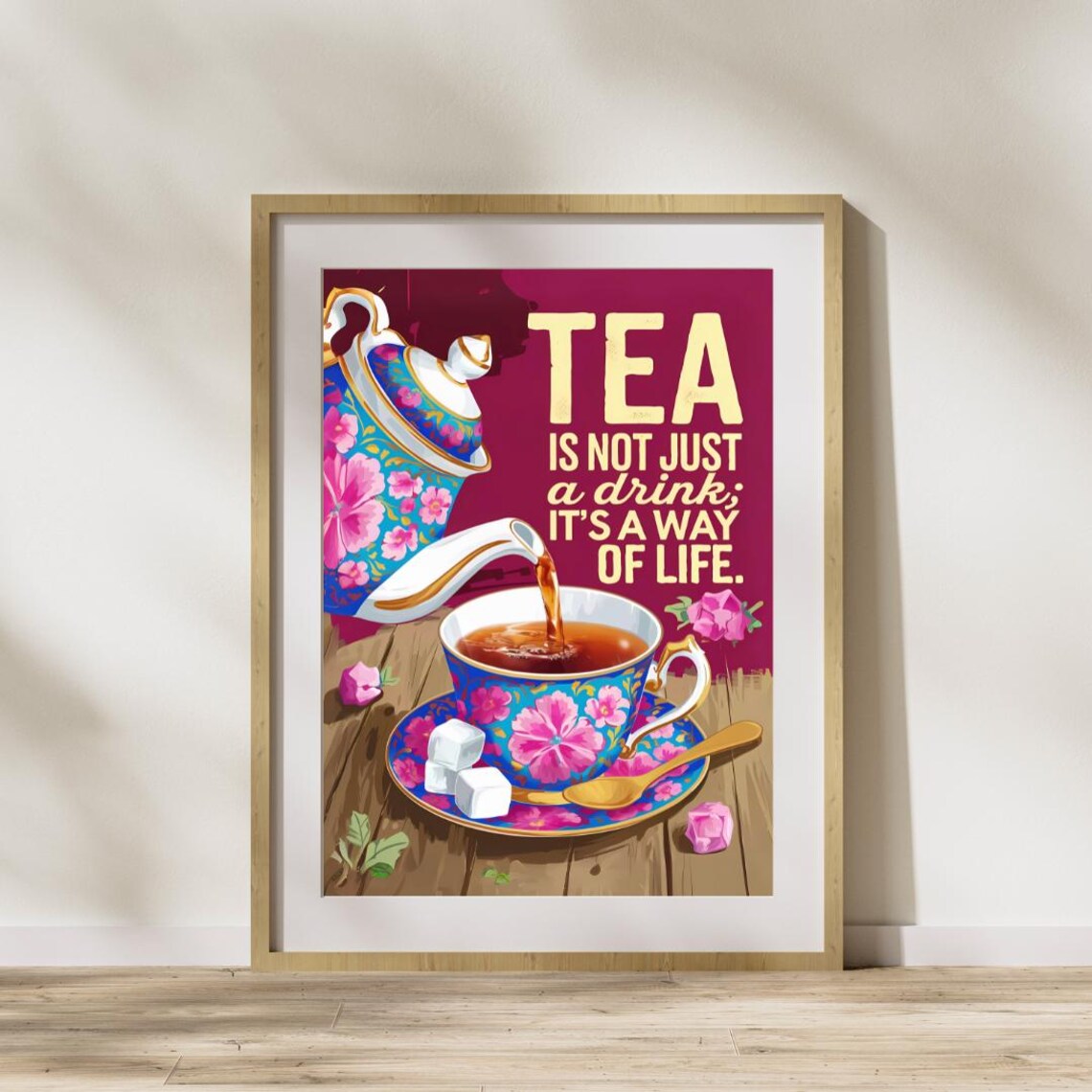 Tea Humour Art Print, Funny Tea Lover Gift - Image 6