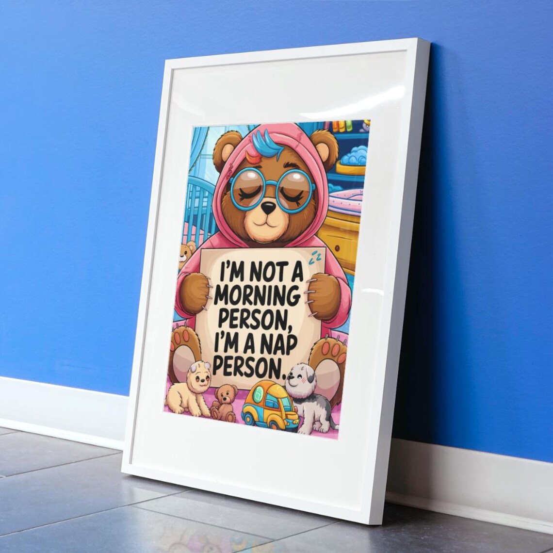 Funny Baby Nursery Art Print, New Parent Gift - Image 3