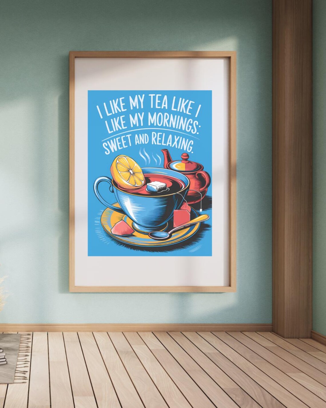 Tea Humor Art Print, Tea Lover Decor - Image 3