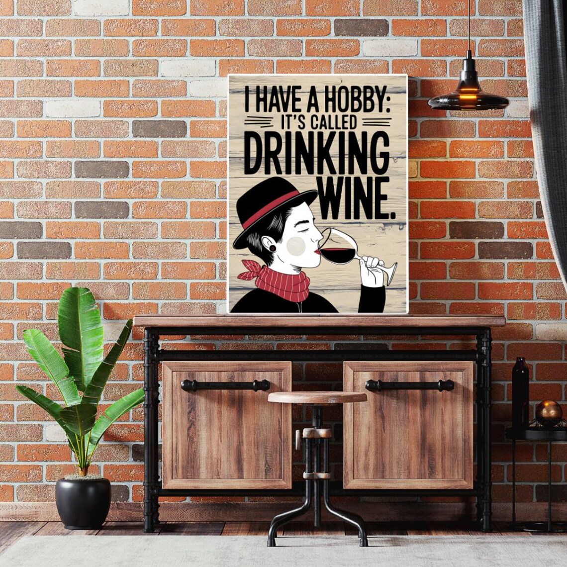 Wine Poster, Funny Kitchen Wall Art - Image 4