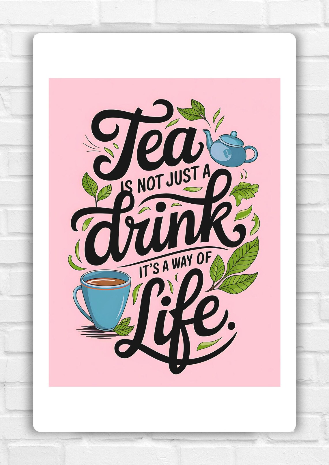 Tea Humor Art Print, Tea Lover Decor - Image 5