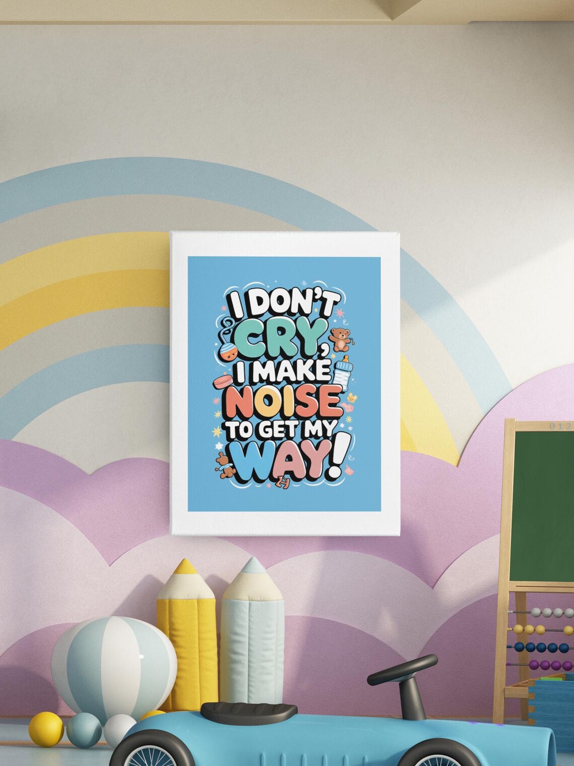 Baby Nursery Humor, Cute Nursery Art Print - Image 4
