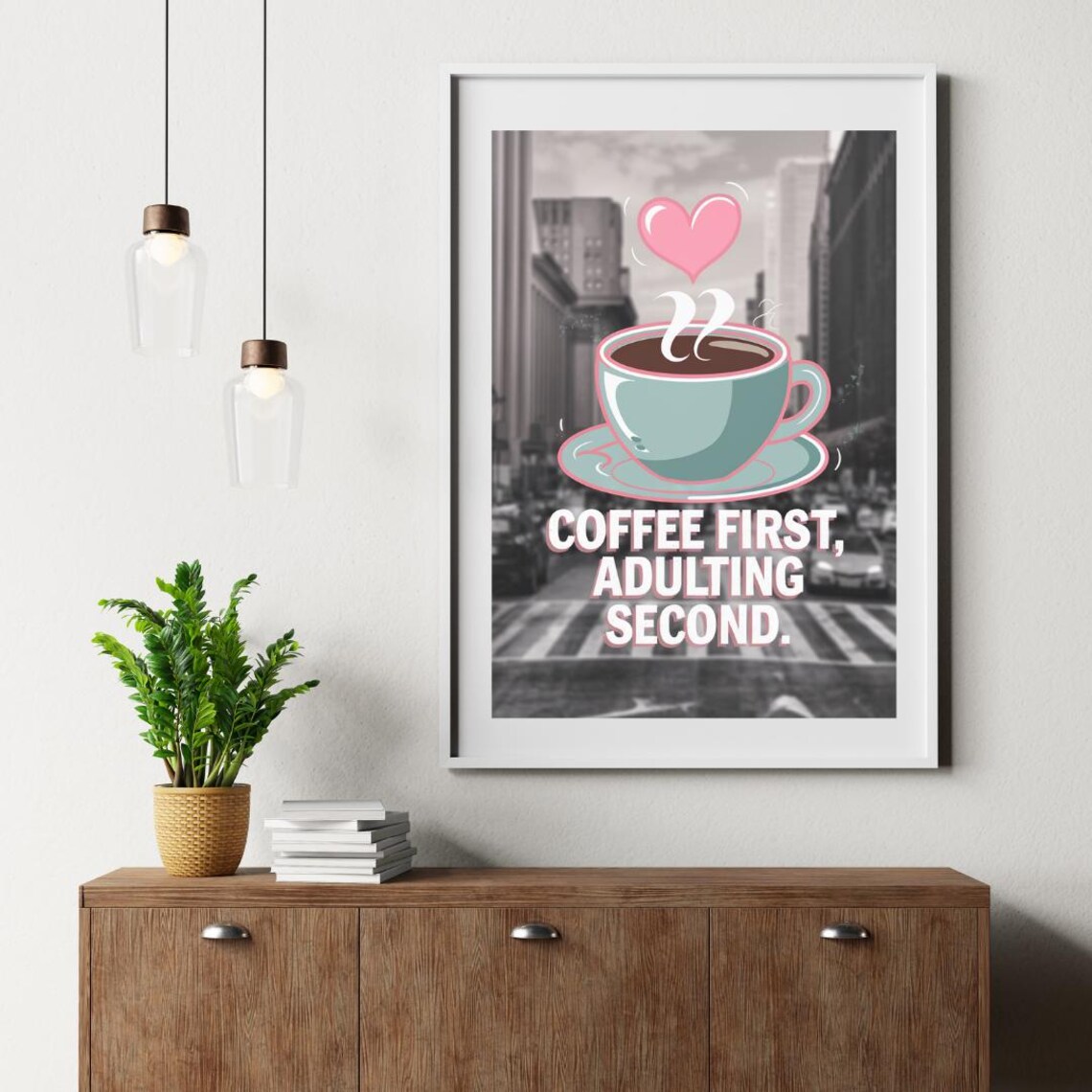 Coffee Wall Art, Trendy Bar Decor Art Print - Image 2