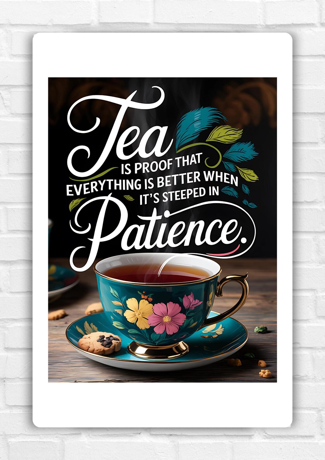 Tea Humor Wall Art Print, Tea Lover Gift - Image 5