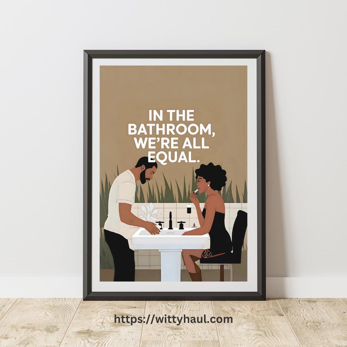 Funny Bathroom Toilet Humor Art Print