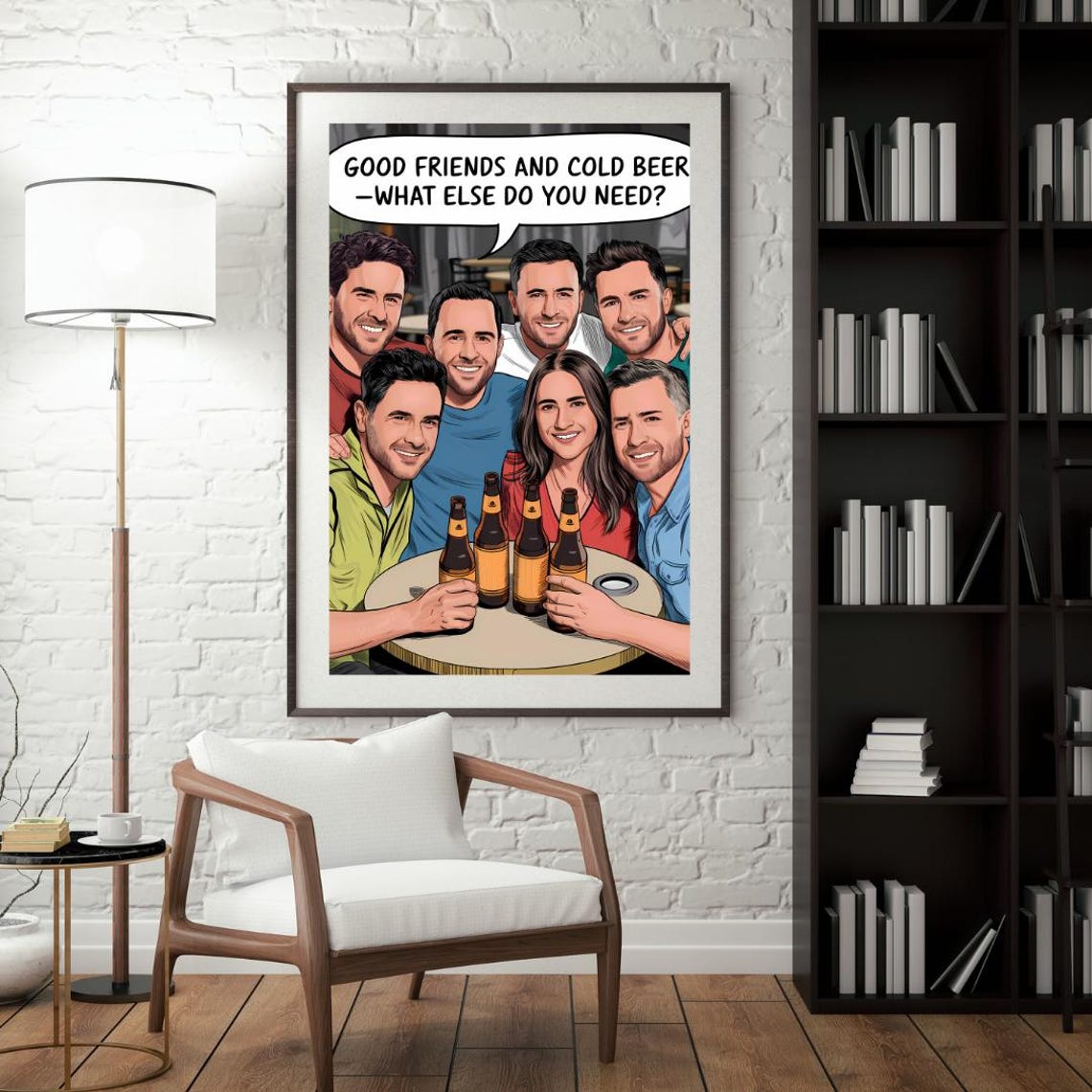 Beer Wall Art, Funny Beer Jokes Poster - Image 3