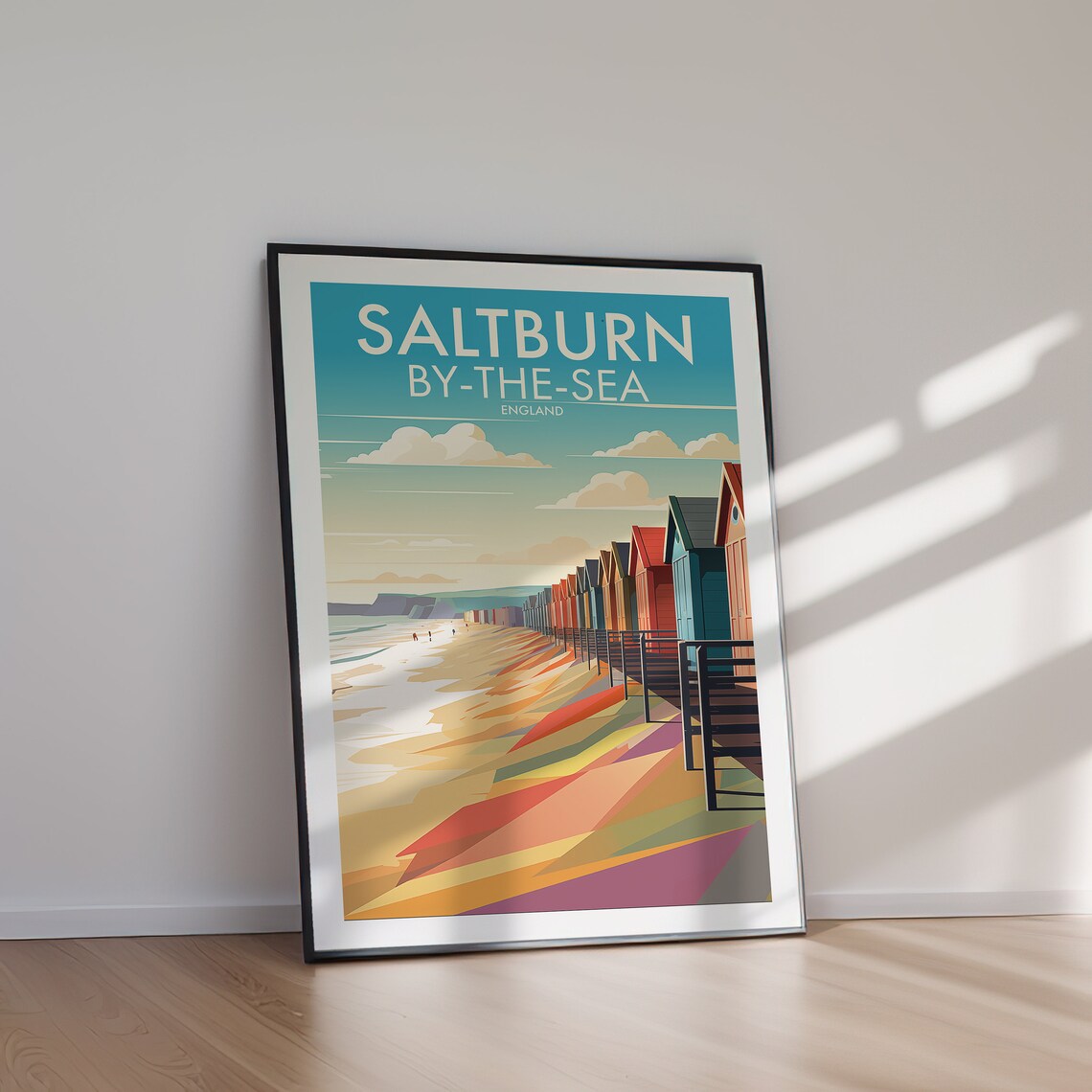 Saltburn England Travel Poster, Art Print - Image 2