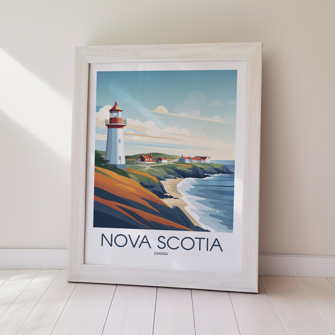 Nova Scotia Travel Poster, Canada Hiking Poster - Image 2