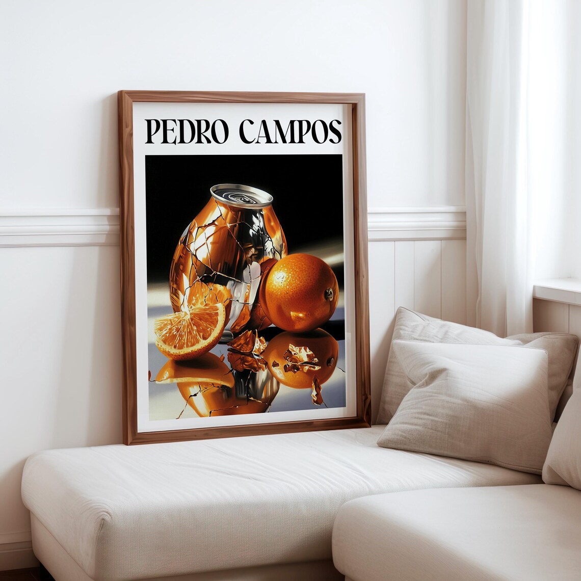 Pedro Campos Inspired Photorealism Print Hyperrealistic Object Posters Modern Realism Wall Decor Realistic Soda Can Fruit Art Print