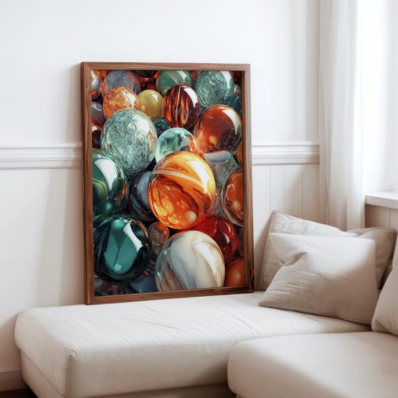 Charles Bell Inspired Photorealism Poster Vintage Gumball Print Colourful Retro Sweetshop Hyper Realistic Candy Machine 1980s