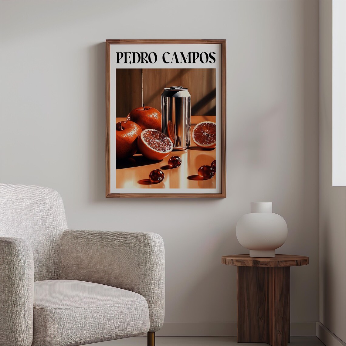Pedro Campos Inspired Photorealism Print Hyperrealistic Object Posters Modern Realism Wall Decor Realistic Soda Can Fruit Art Print - Image 2