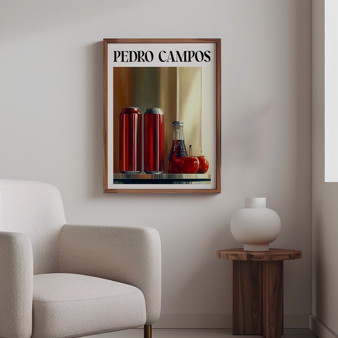 Pedro Campos Inspired Photorealism Print Hyperrealistic Object Posters Modern Realism Wall Decor Realistic Soda Can Fruit Art Print - Image 2
