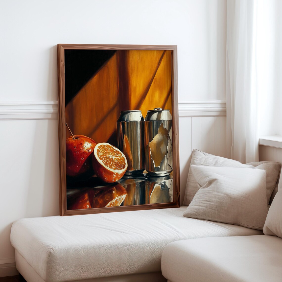 Pedro Campos Inspired Photorealism Print Hyperrealistic Object Posters Modern Realism Wall Decor Realistic Soda Can Fruit Art Print
