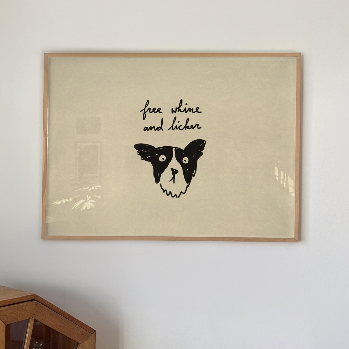 Free Whine And Licker Funny Dog Quote Pet Lover Humor Poster
