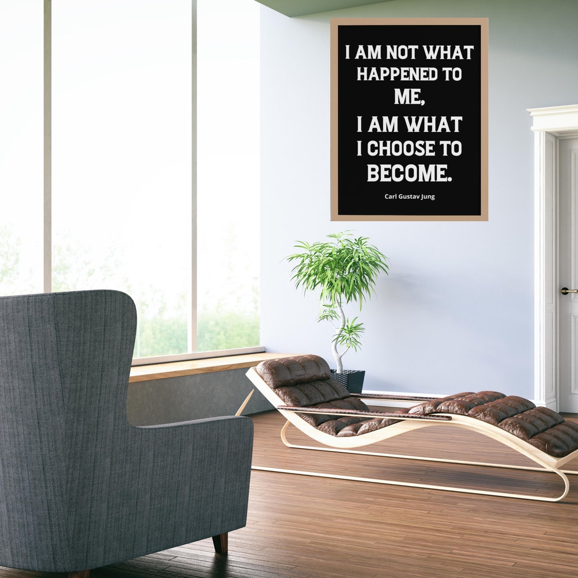 I Am Not What Happened To Me Carl Gustav Jung Set Of 4 Poster - Image 2