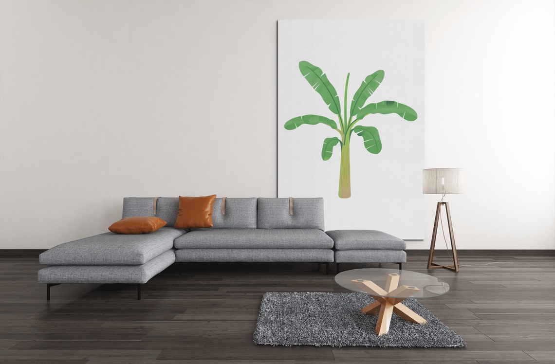Banana Palm Tree Tropical Botanical Illustration Wall Decor Poster - Image 9