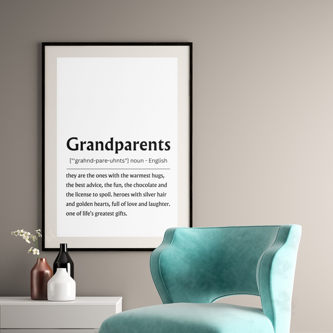 Grandparents Definition Personalized Gift Print - Image 6