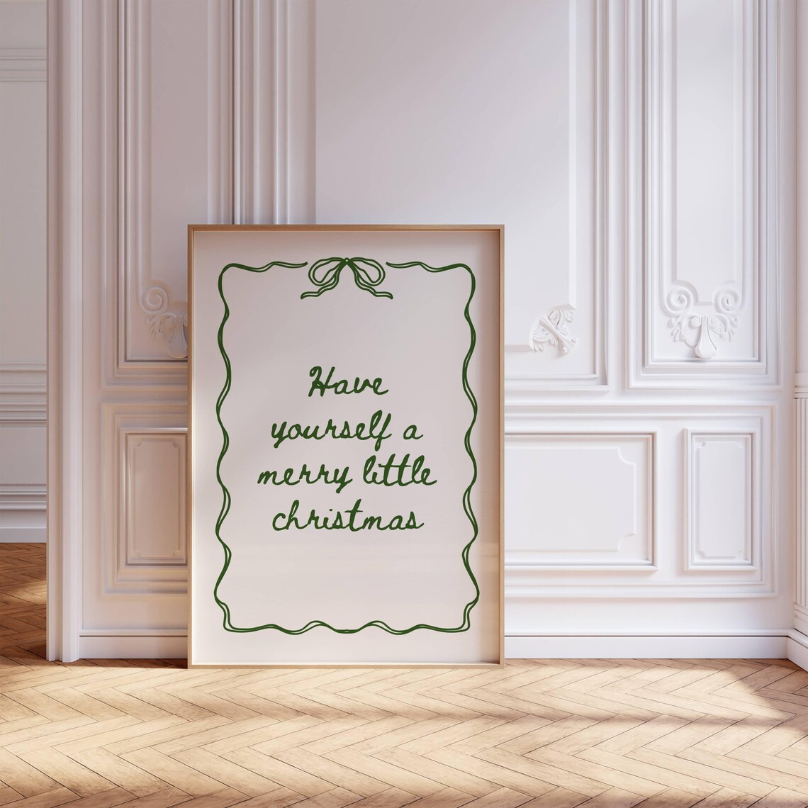 Have Yourself A Merry Little Christmas, Minimalist Art Print - Image 8