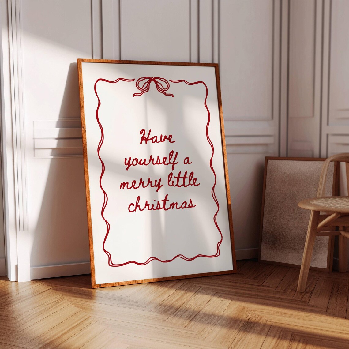 Have Yourself a Merry Little Christmas Bow Print - Image 5