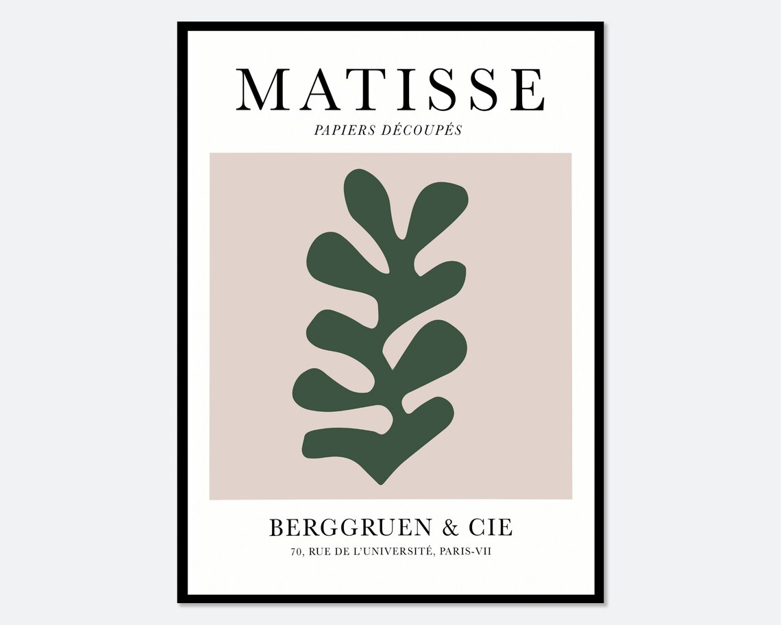 Henri Matisse Cut Outs Vintage Poster Art Print