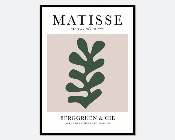 Henri Matisse Cut Outs Vintage Poster Art Print