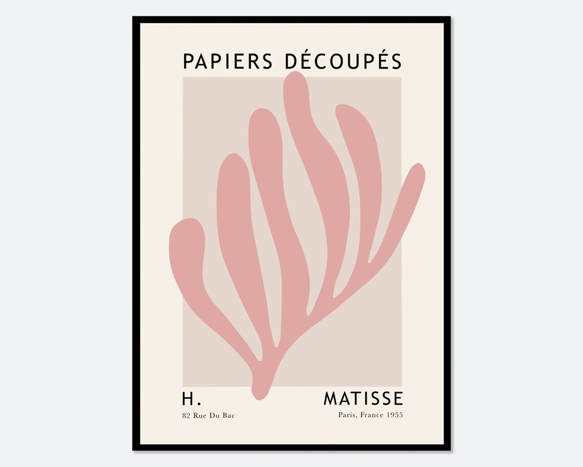 Henri Matisse Cut Outs, Botanical Art Print