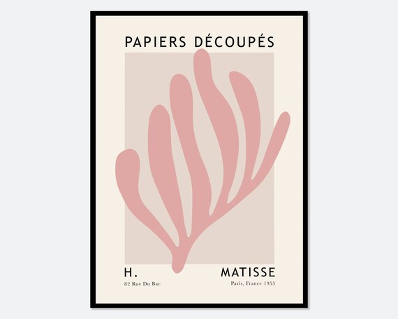 Henri Matisse Cut Outs, Botanical Art Print