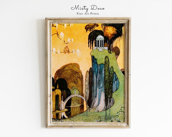 Beautiful Vintage Fairytale Art By Kay Nielsen Colorful Wall Illustration The Golden Age Of
