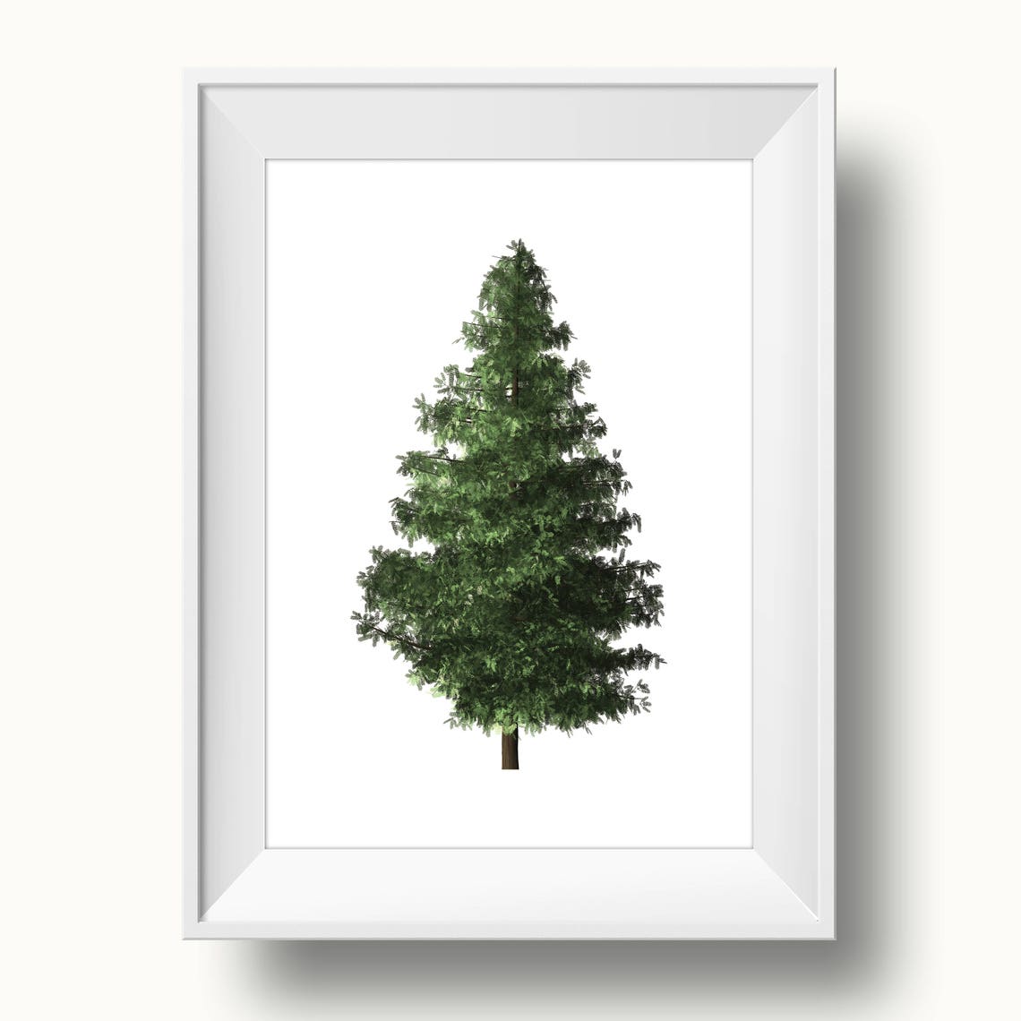 Minimalist Christmas Tree Botanical Holiday Wall Decor Photo Poster - Image 2