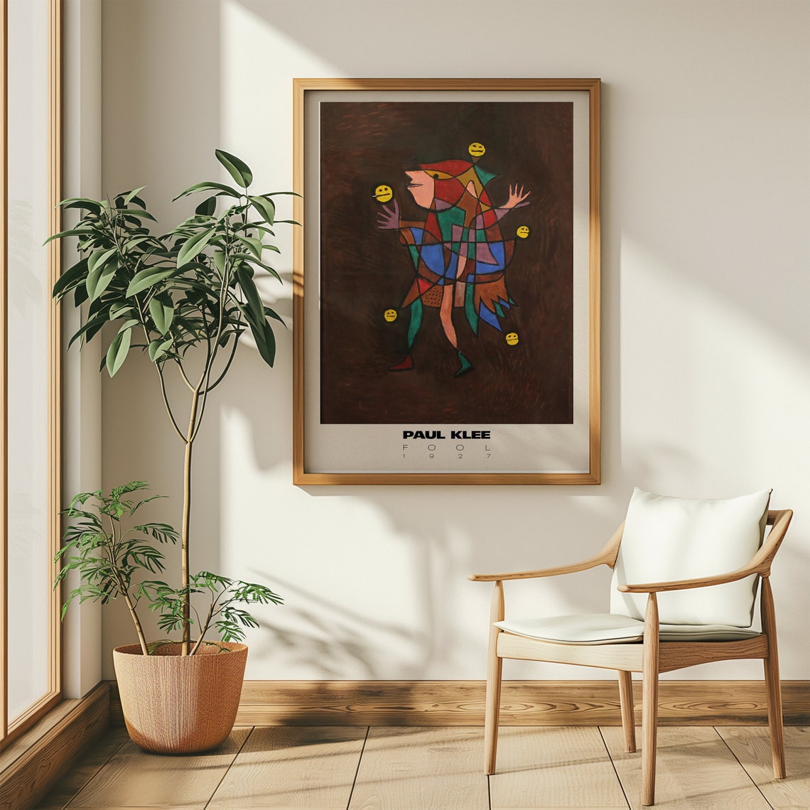 Paul Klee Fool 1927 Colorful Jester Juggling Modern Art Poster - Image 4