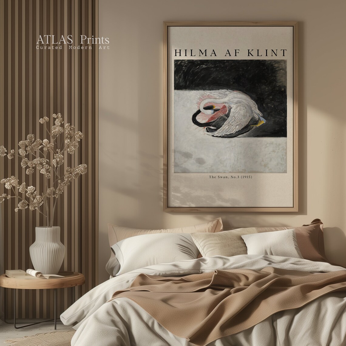 Hilma af Klint Black and White Swans Number 3 1915 Spiritual Poster - Image 3