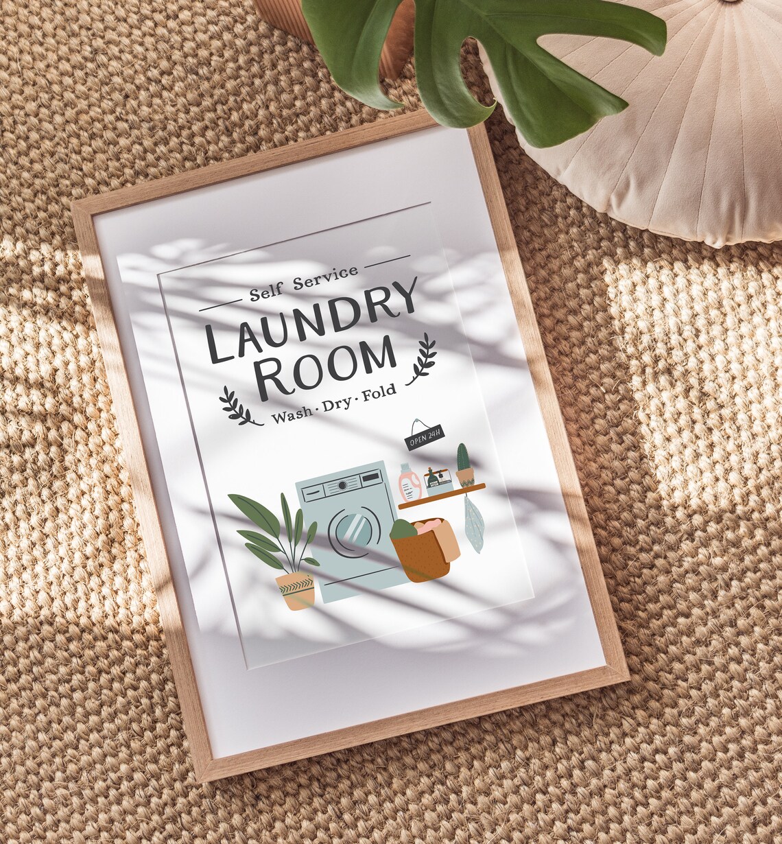 Laundry Room Art Print, Utility Room Sign - Image 4