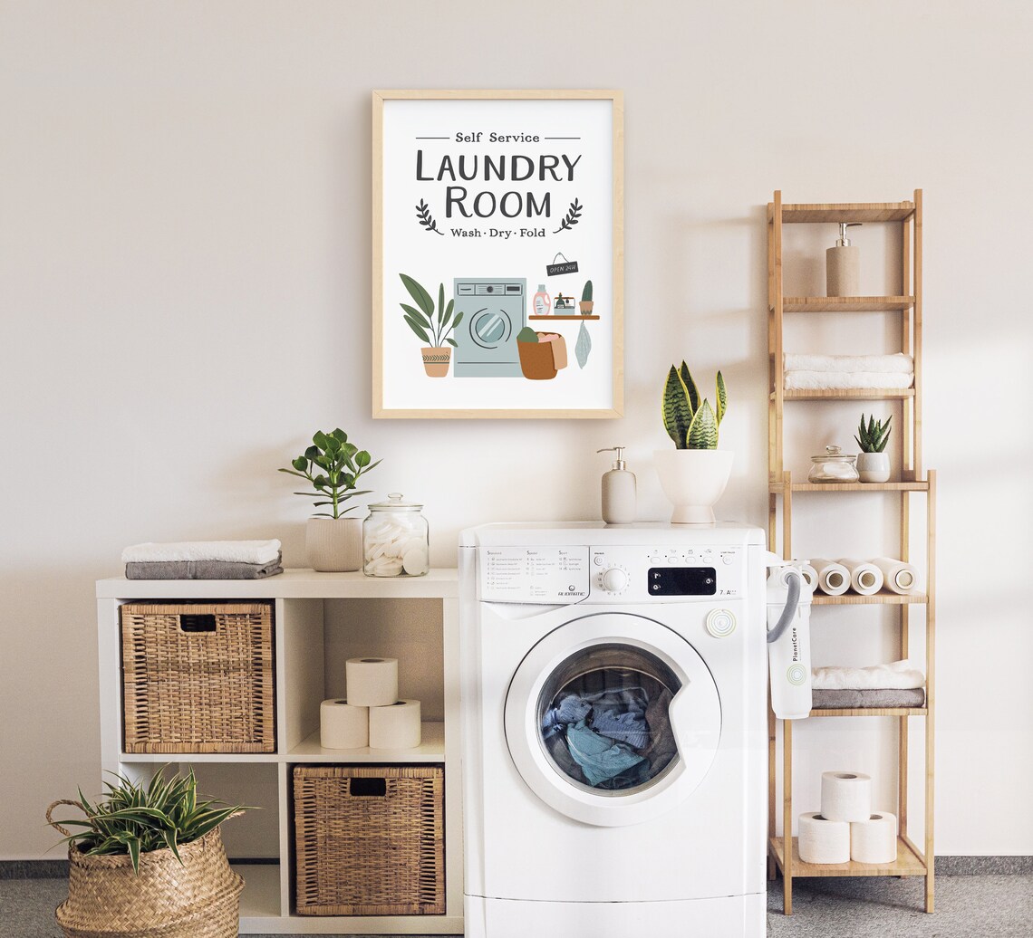 Laundry Room Art Print, Utility Room Sign - Image 2