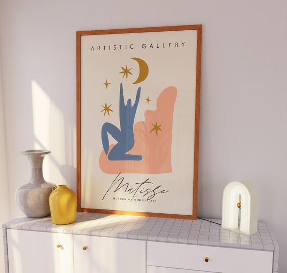 Matisse Print Vintage Exhibition Poster Modern Art Print Matisse Wall Art Contemporary Art Museum Art Poster Trendy Wall Art