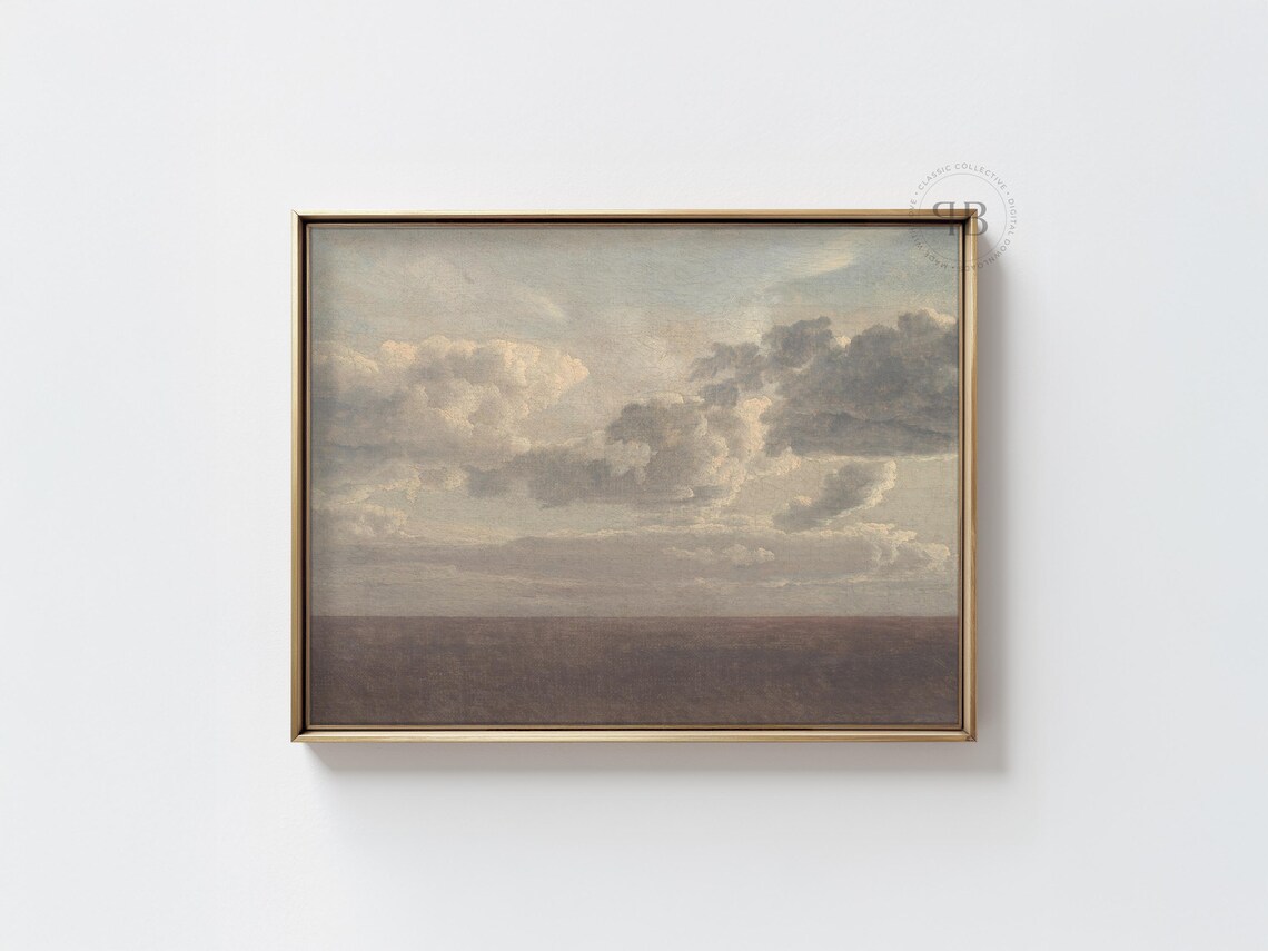 Cloudscape Ocean Horizon Sky Seascape Art Print