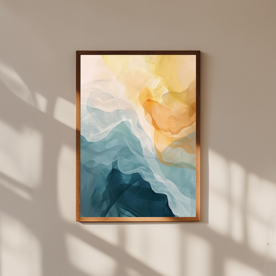 Lyrical Abstraction Art Print Expressive Modern Fine Decor