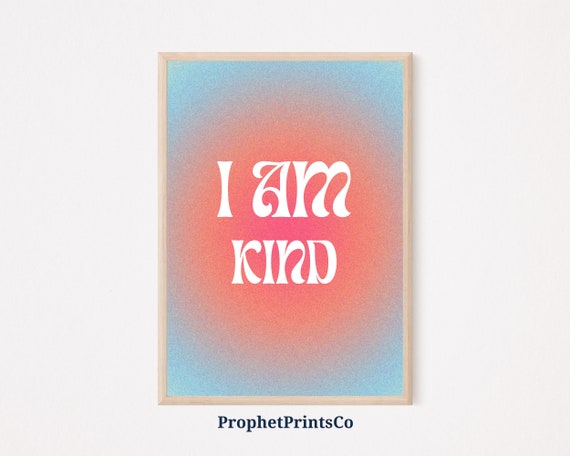 Daily Affirmations Poster Print Self Love Healing Wall Art Self Gift Mental Health Home Dcor Wall Art Digitial