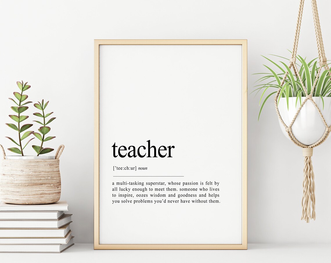 Teacher Definition Poster, Music Teacher Thank You - Image 2
