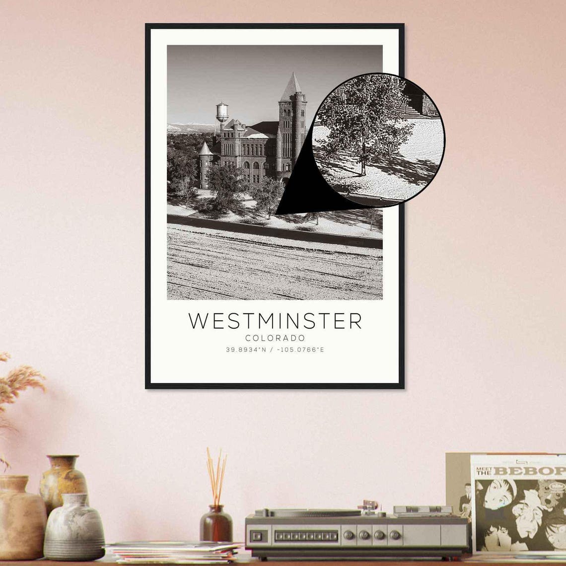 Westminster Colorado Historic Stone Castle Landmark Travel Poster - Image 4