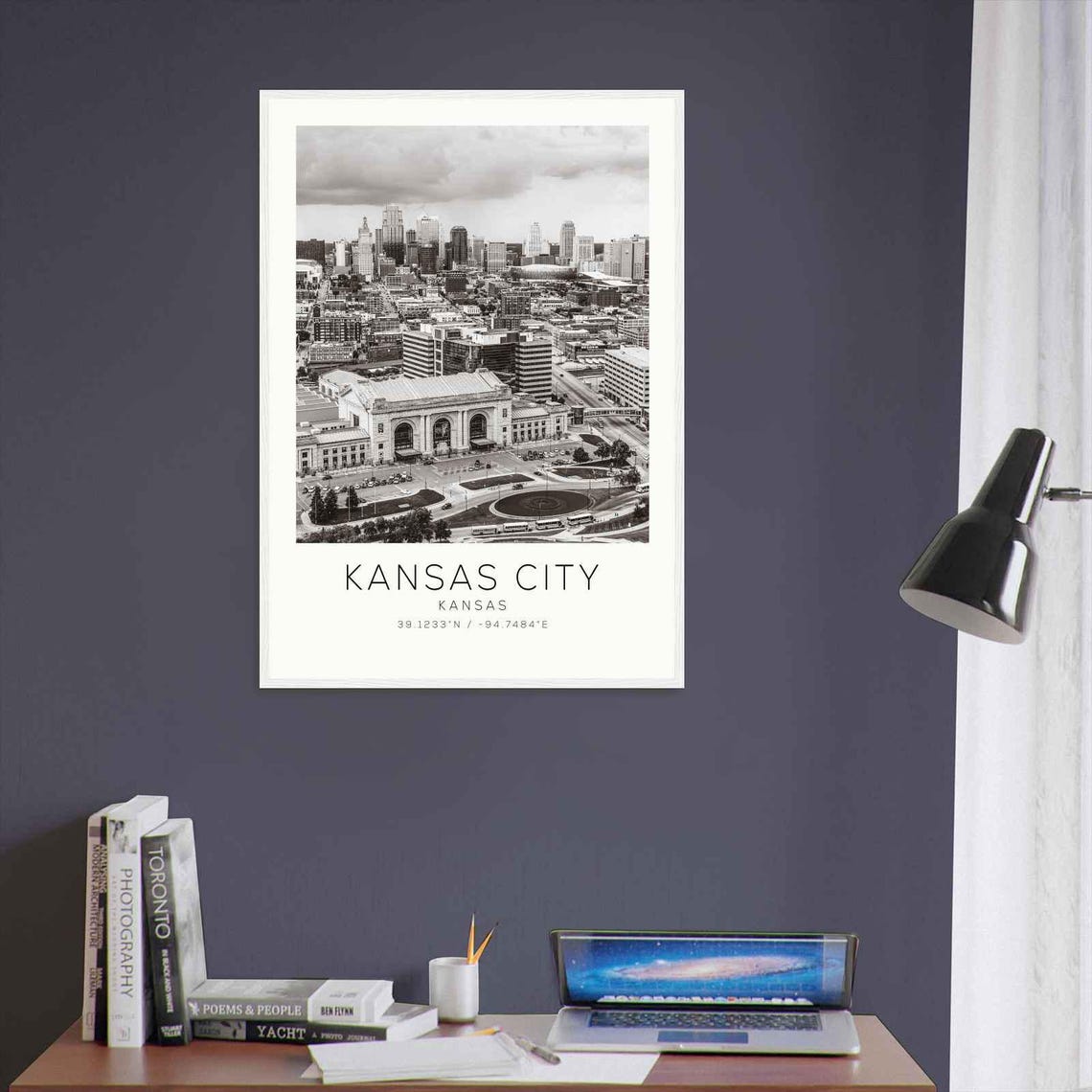 Kansas City Kansas Photo Travel Poster Kansas City Travel Print Minimalist Travel Print Ds2 - Image 3