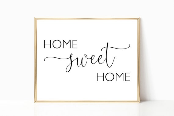 Home Sweet Home Wall Art Farmhouse Style Wall Art Home Wall Decor Farmhouse Sign Housewarming Gift