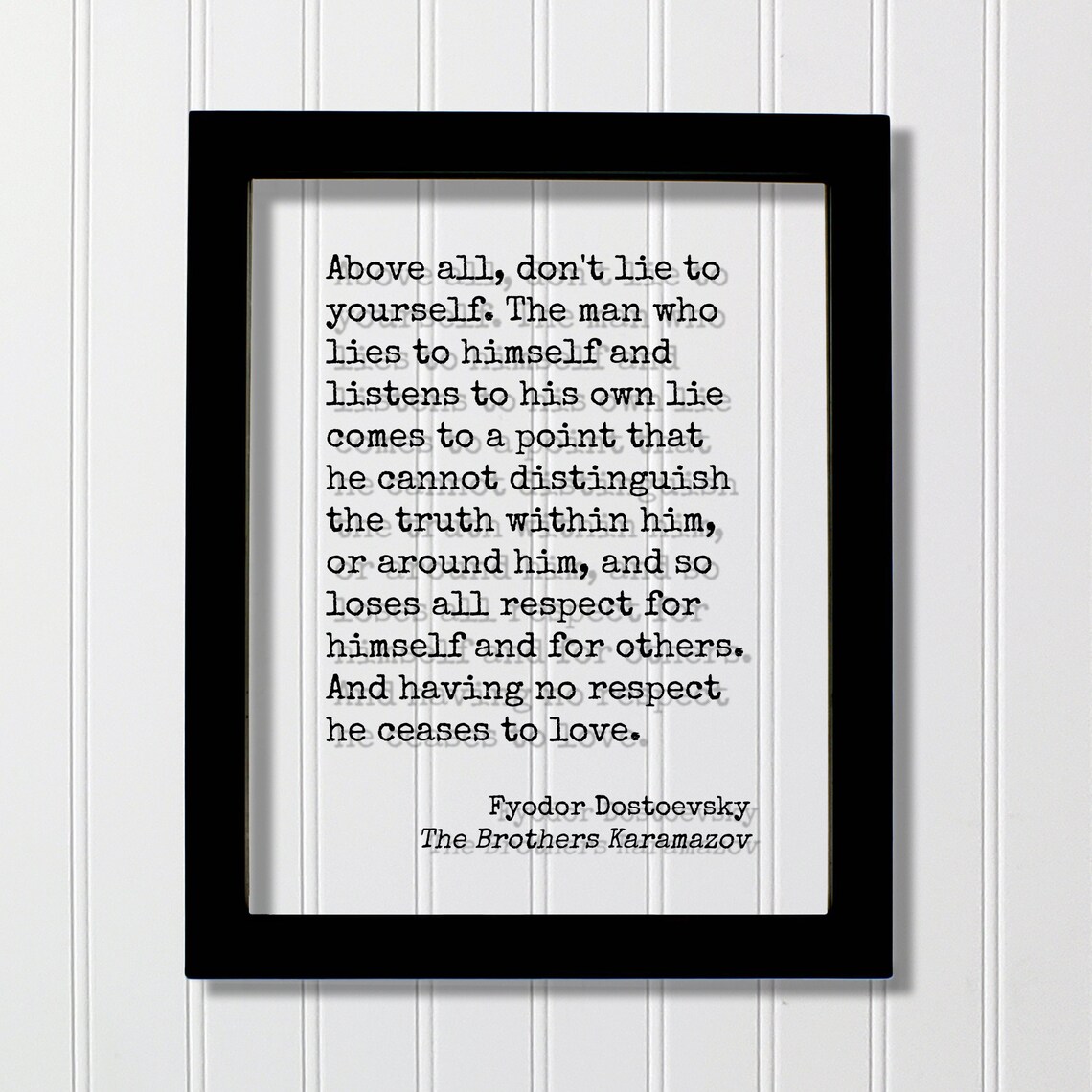 Fyodor Dostoevsky Quote Art Print, Typography Quote