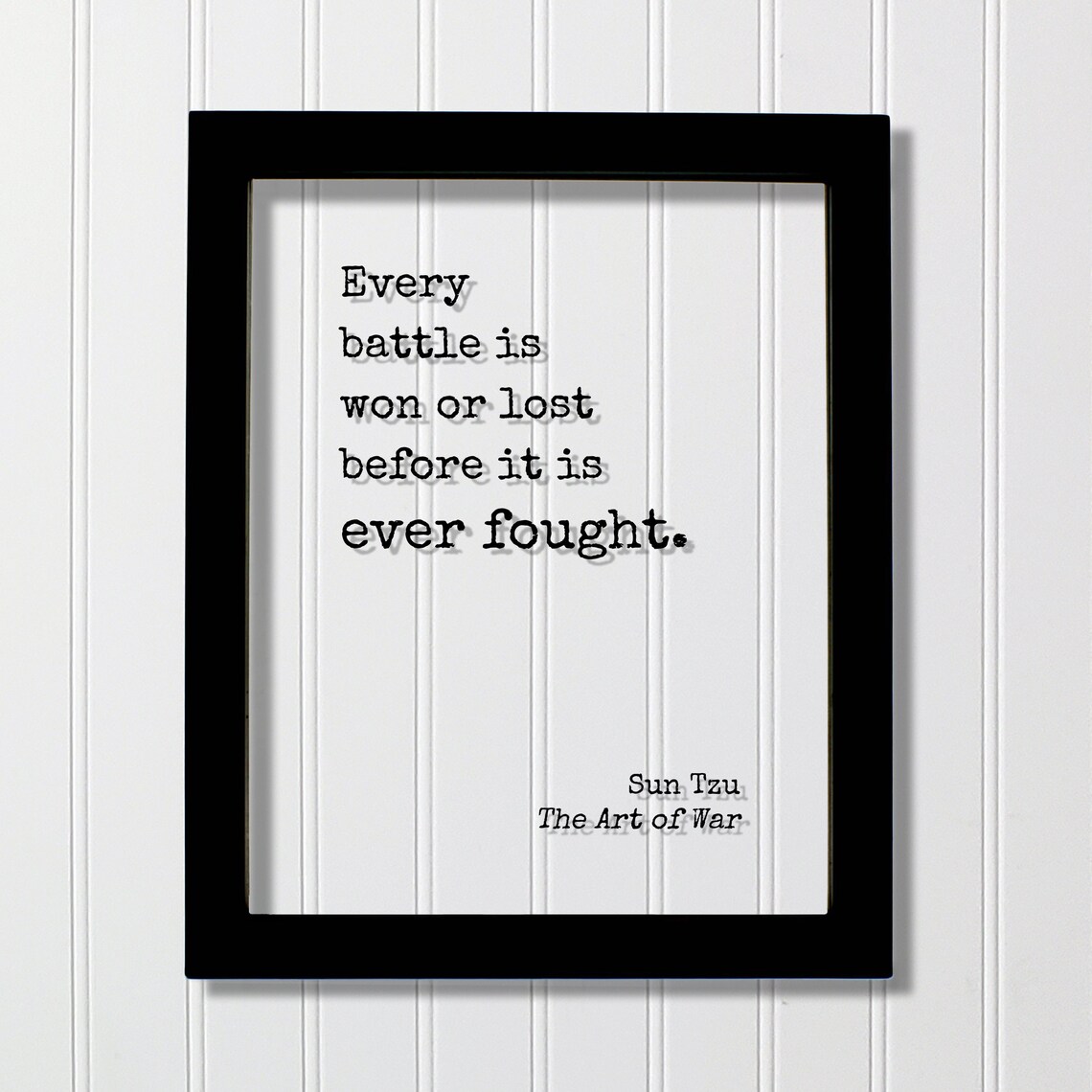 Sun Tzu Quote Print, Floating Battle Words