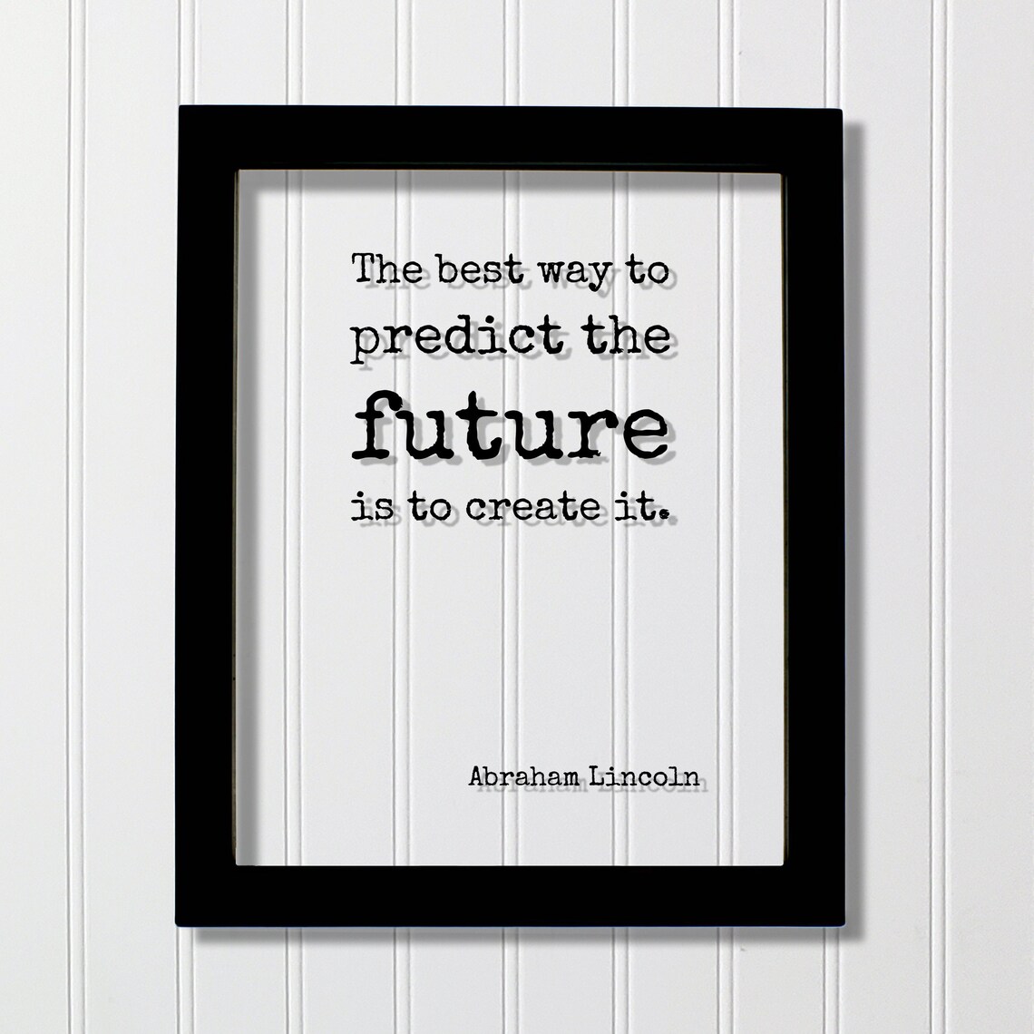 Abraham Lincoln Quote Art Print, Motivational Office Decor
