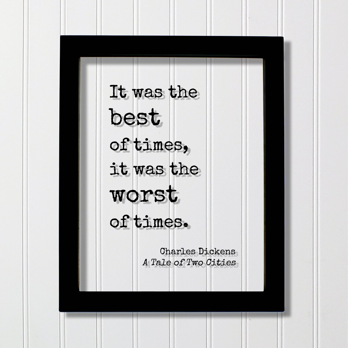 Charles Dickens A Tale Of Two Cities Quote Art Print