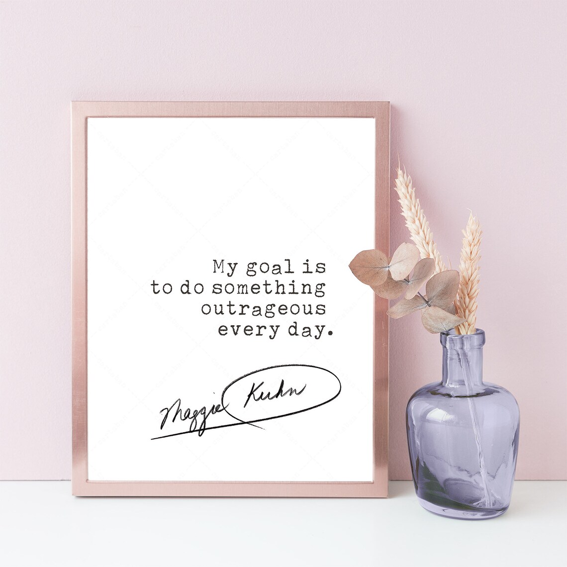 Maggie Kuhn Quote, Grey Panthers Inspiration Poster - Image 4