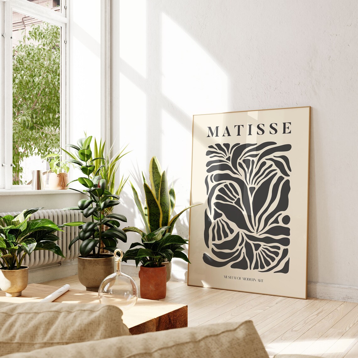 Henri Matisse Exhibition Poster, Boho Garden Scenery - Image 3