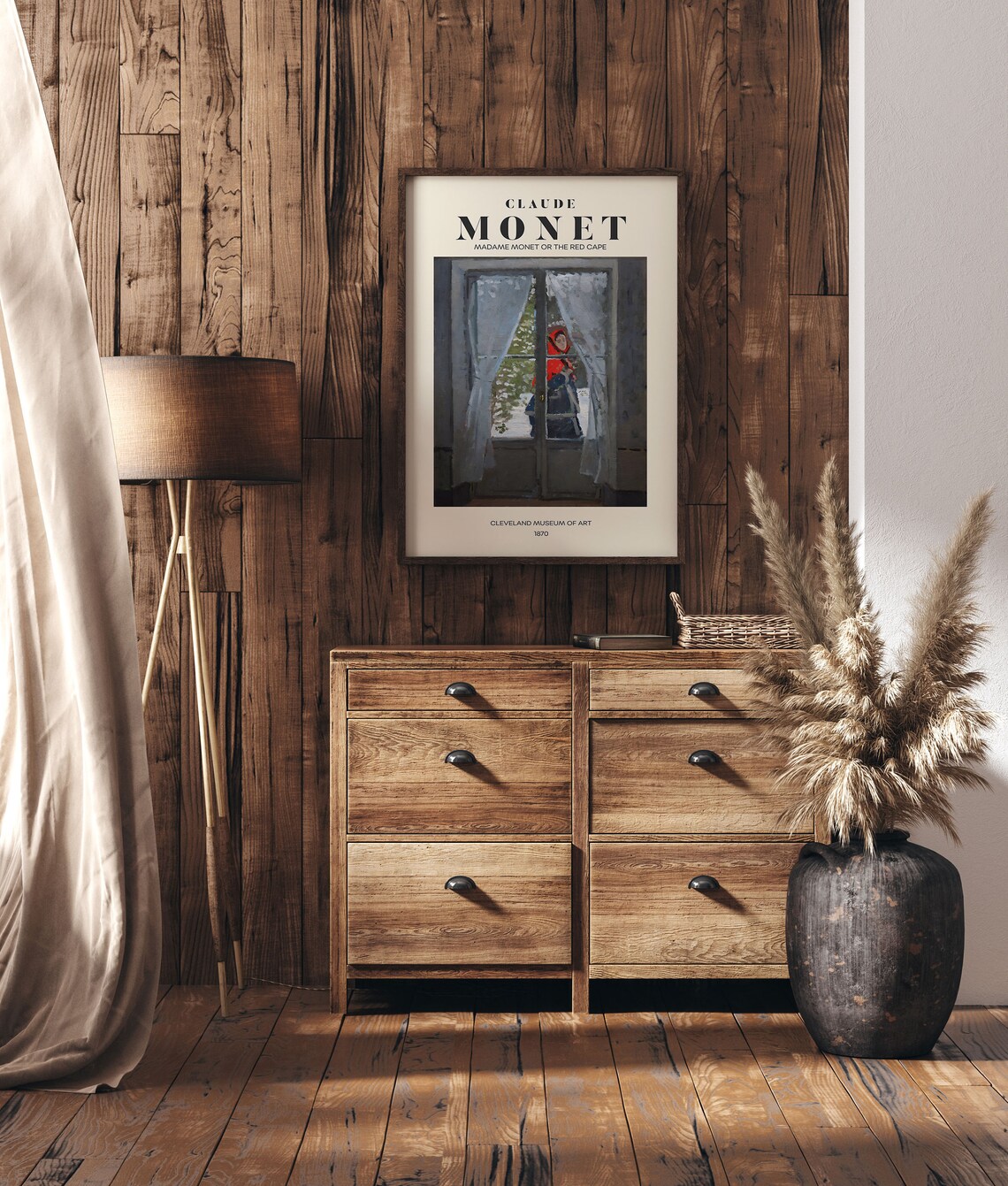 Claude Monet Exhibition Poster, Garden Scenery - Image 3